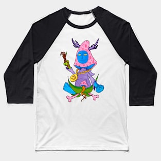 Hoodie Mushroom Shaman Baseball T-Shirt